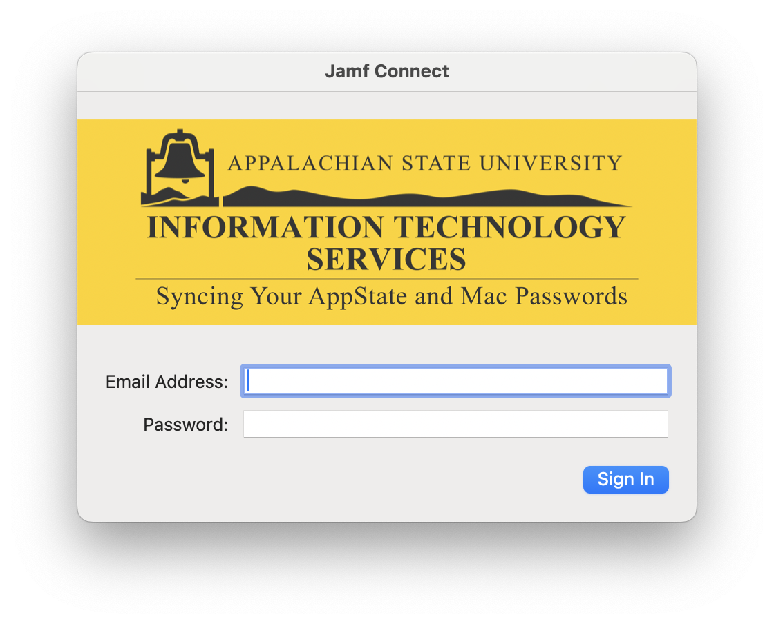 Jamf Connect password sync.