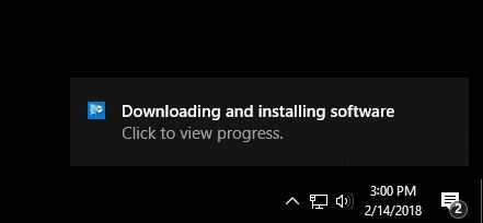 Once the 7-day deadline is reached the updates will begin auto-installing.