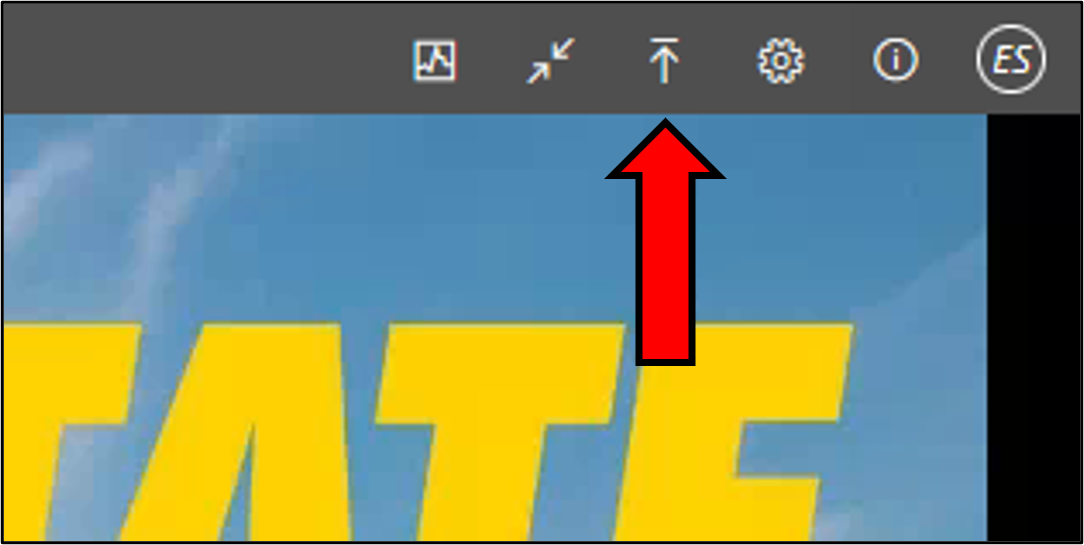 Click the upload files button. 