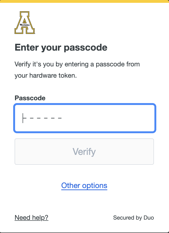 Use a Hardware Token with the Traditional Duo Prompt - Guide to Two-Factor Authentication · Duo Security