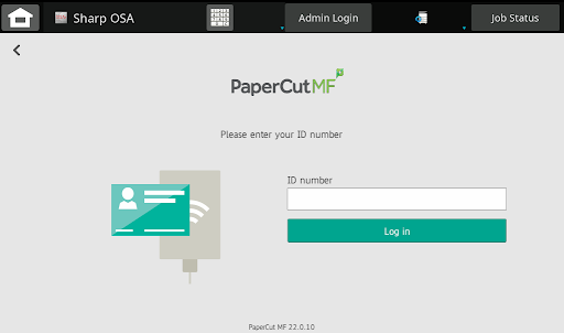 Enter your Banner ID at the printer.