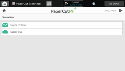 Send scans to your Google Drive.
