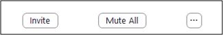 Invite and Mute all buttons in side panel