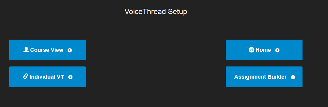 VoiceThread Setup