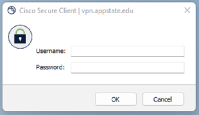 Sign in with your App State Credentials and authenticate.