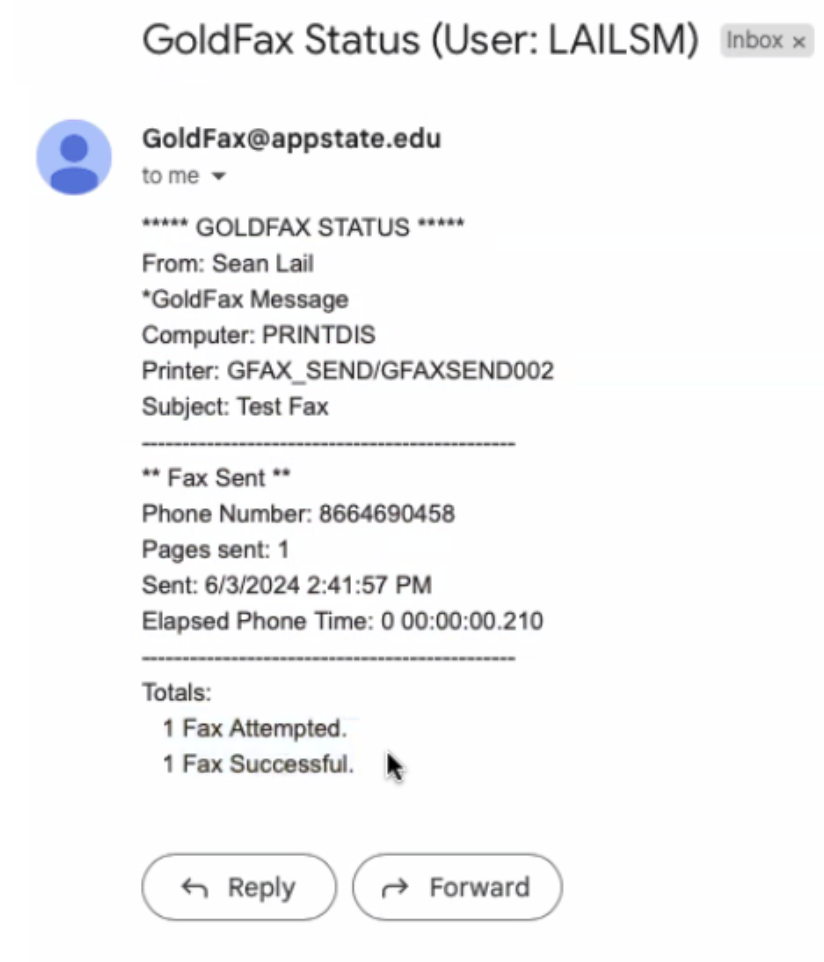 Send Receipt Email