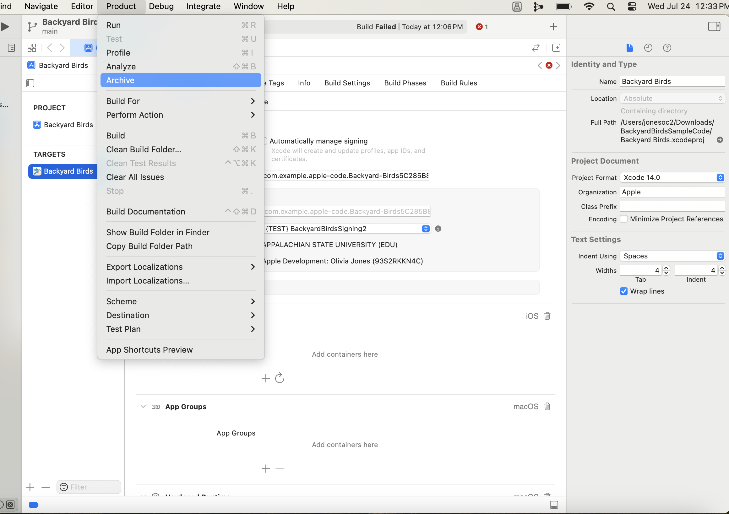Go to product and then archive. 
