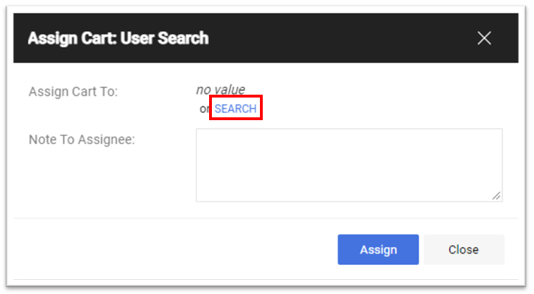 Click search in the user search window.