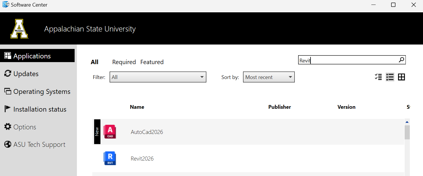 Search for the Autodesk product from Software Center or Self Service.