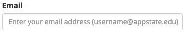 required email form field with no marking