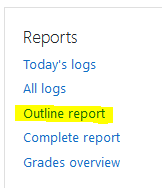 Outline report link