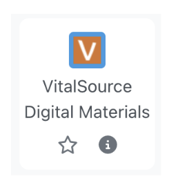 VitalSource Digital Materials tool icon