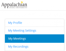 my meetings link in zoom