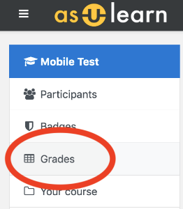 grades link